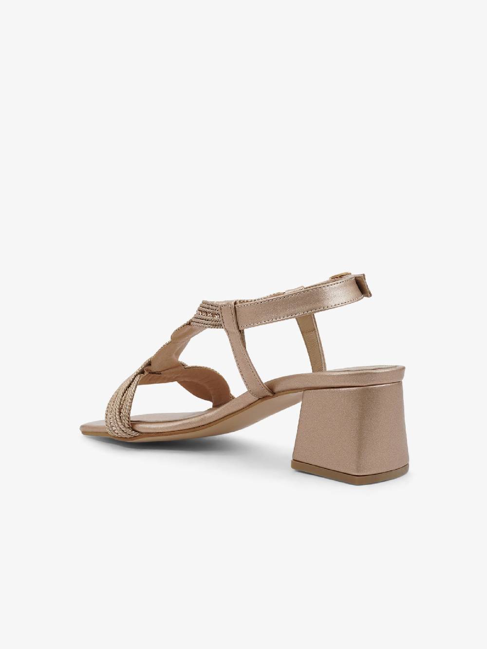 EXE' Sandali Con Tacco 722 SILVIA Donna Tessuto Oro