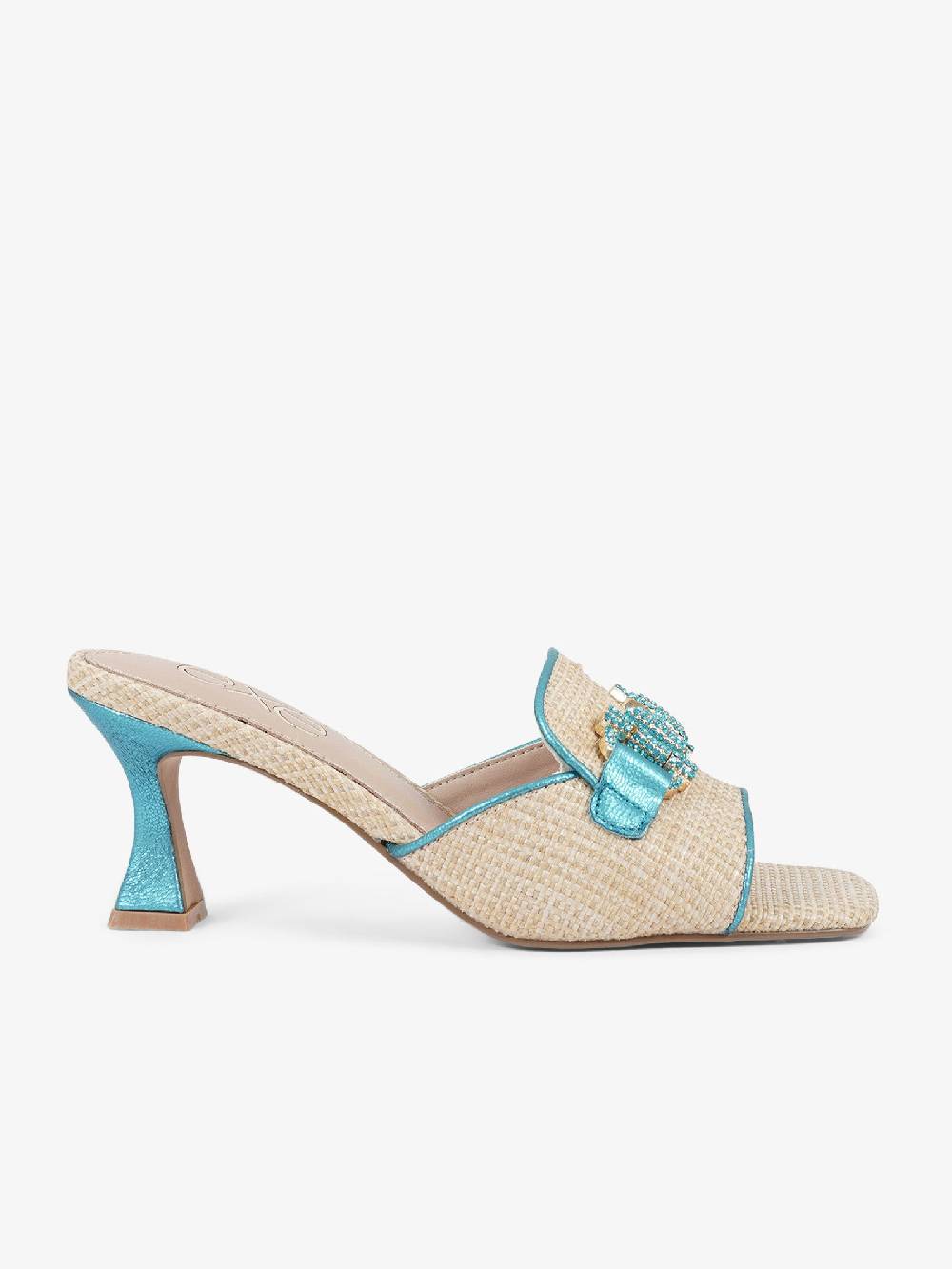 EXE' Sandali con tacco LUCIA-556 donna azzurro