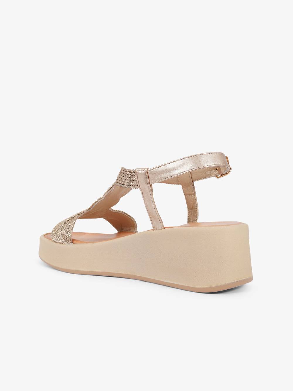 EXE' Sandali Con Zeppa 519 NAPOLI 6-1 Donna Oro