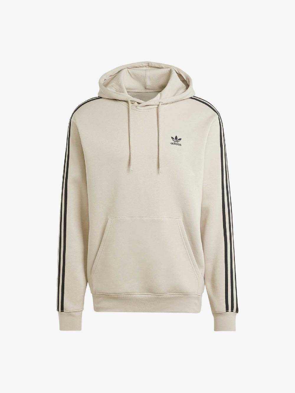 ADIDAS Felpa con cappuccio 3-Stripes Crew Adicolor Classics IL2490 uomo cotone beige