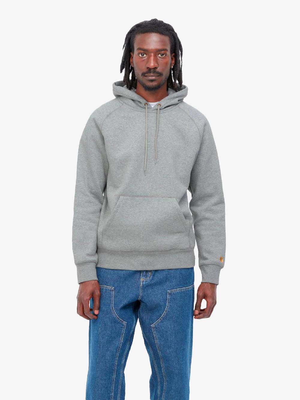 CARHARTT WIP Felpa Con Cappuccio I026384_00M_XX Uomo Grigia