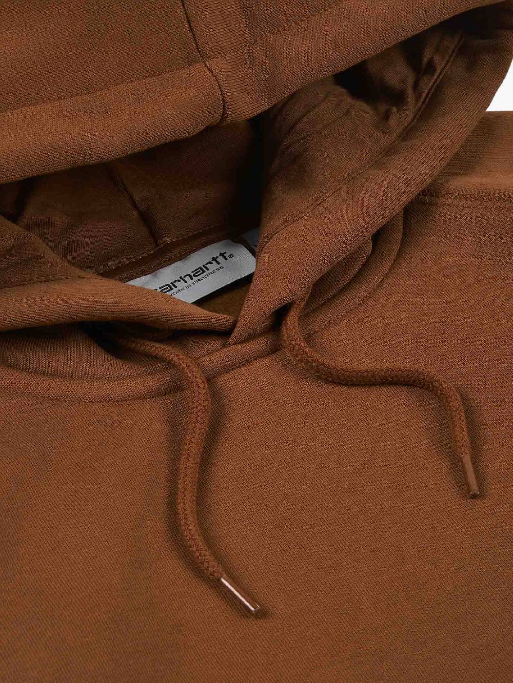 CARHARTT WIP Felpa Con Cappuccio I026384_1R0_XX Uomo Marrone
