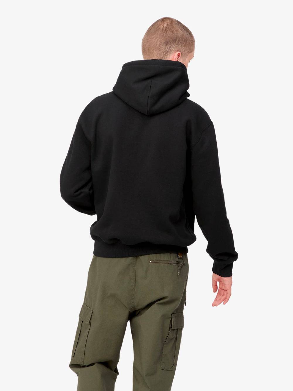 CARHARTT WIP Felpa Con Cappuccio I030547_0D2_XX Sweat Uomo Nera