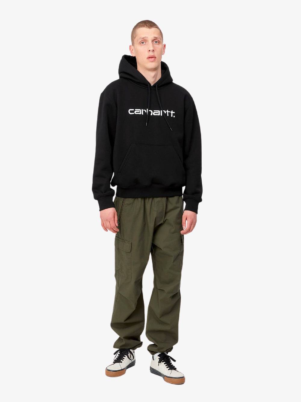 CARHARTT WIP Felpa Con Cappuccio I030547_0D2_XX Sweat Uomo Nera