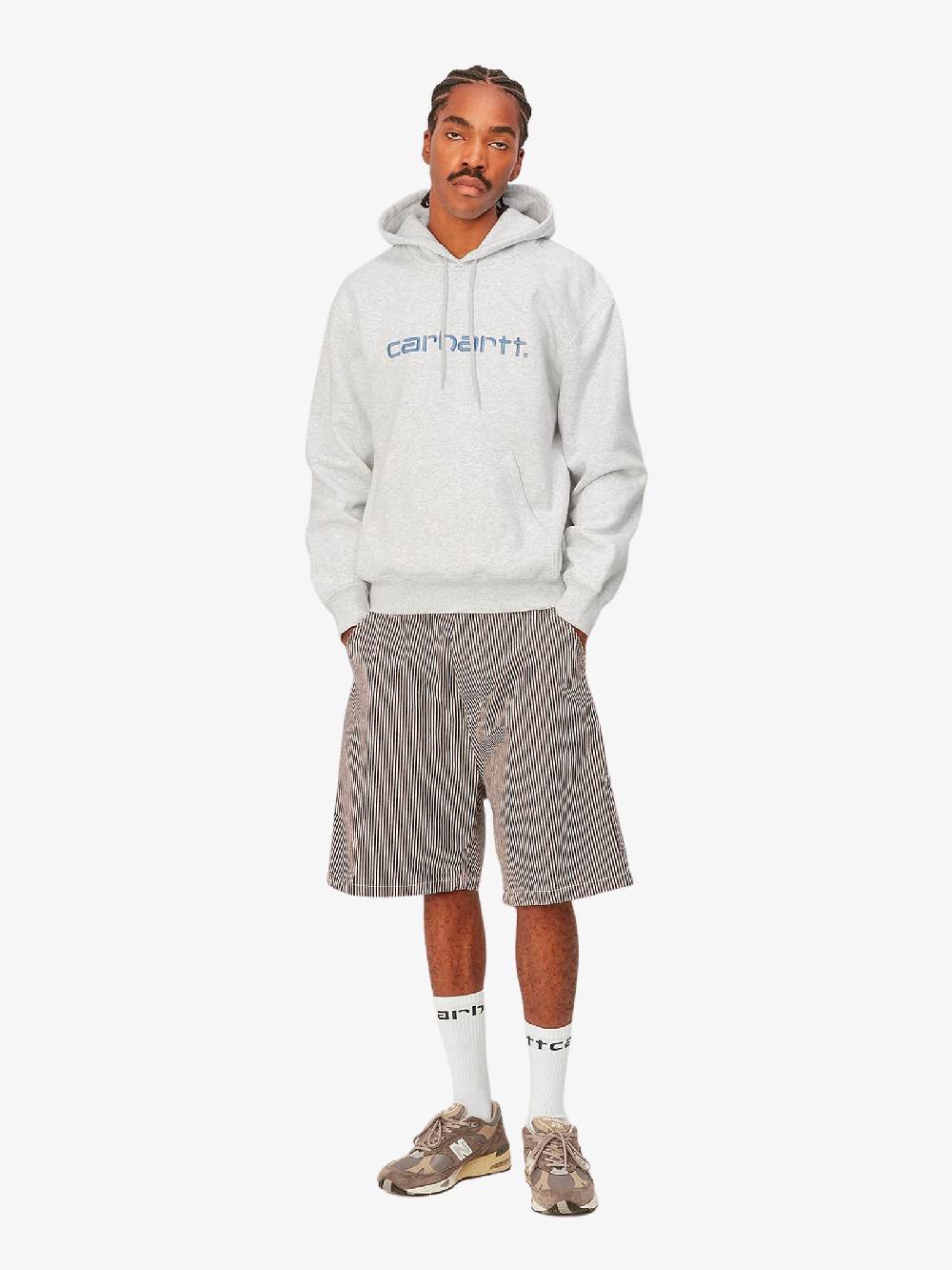CARHARTT WIP Felpa Con Cappuccio Sweat I030547_1R7_XX Uomo Grigia
