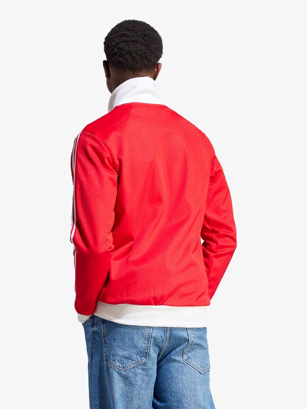 ADIDAS Felpa Girocollo Adicolor Classic Beckenbauer Uomo Rosso