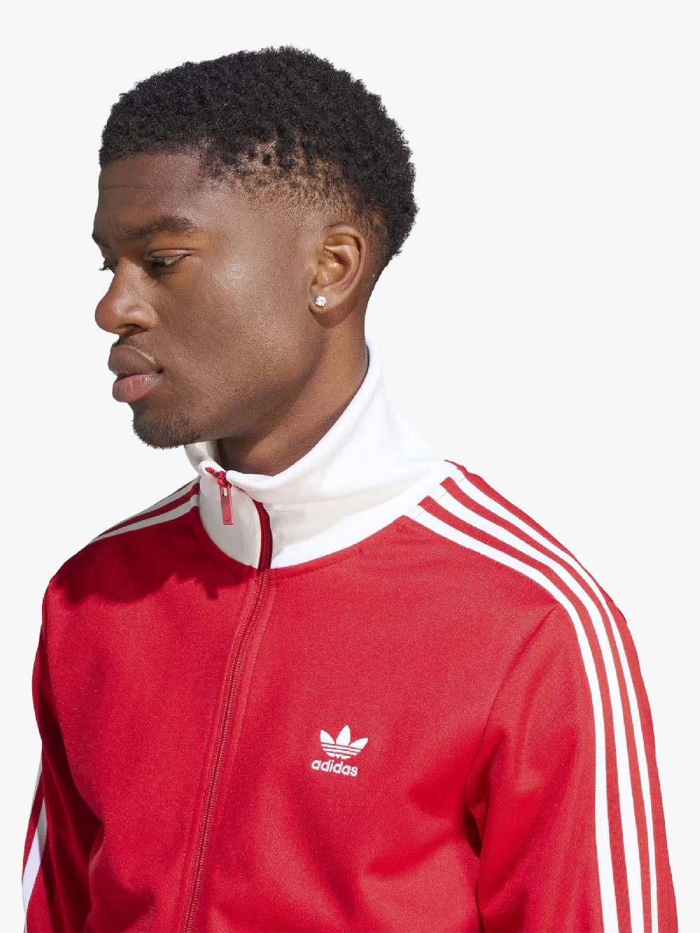 ADIDAS Felpa Girocollo Adicolor Classic Beckenbauer Uomo Rosso