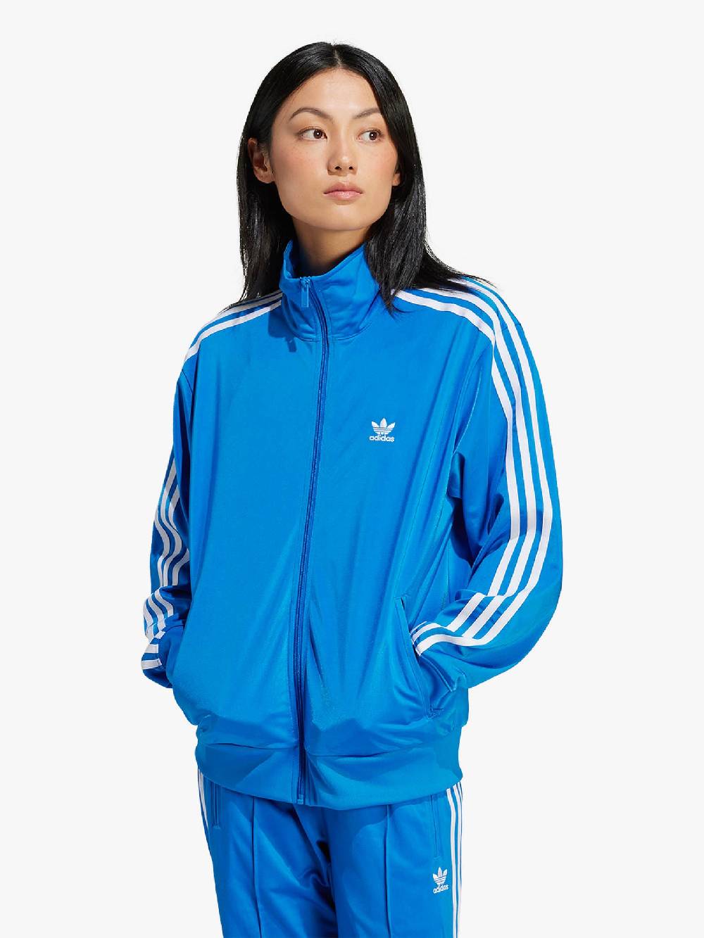 ADIDAS Felpa Girocollo Adicolor Classics Firebird IP0603 Donna Blu