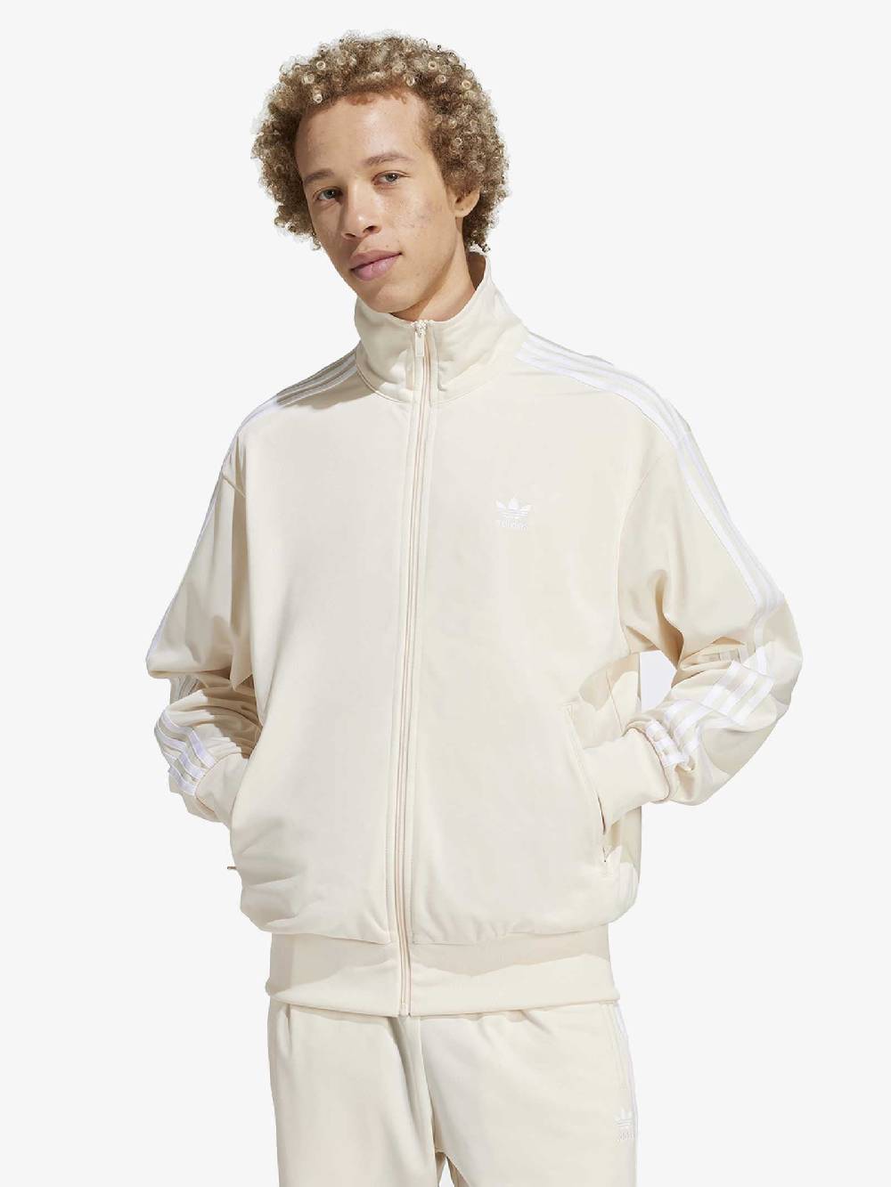 ADIDAS Felpa Girocollo Adicolor Classics Firebird IR9892 Uomo Panna