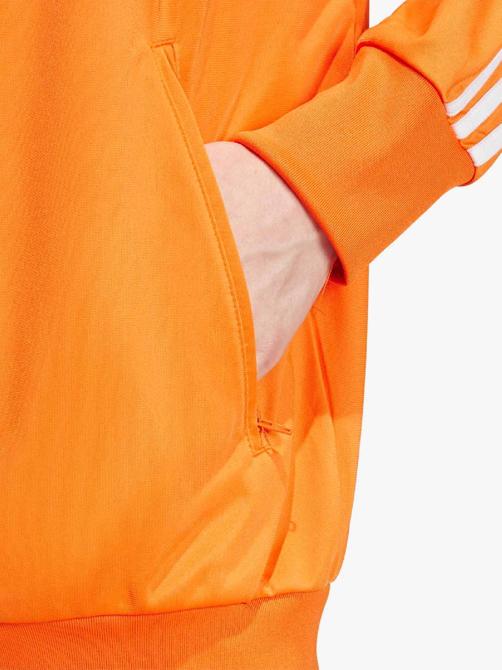 ADIDAS Felpa Girocollo Adicolor Classics Firebird IR9902 Uomo Arancione