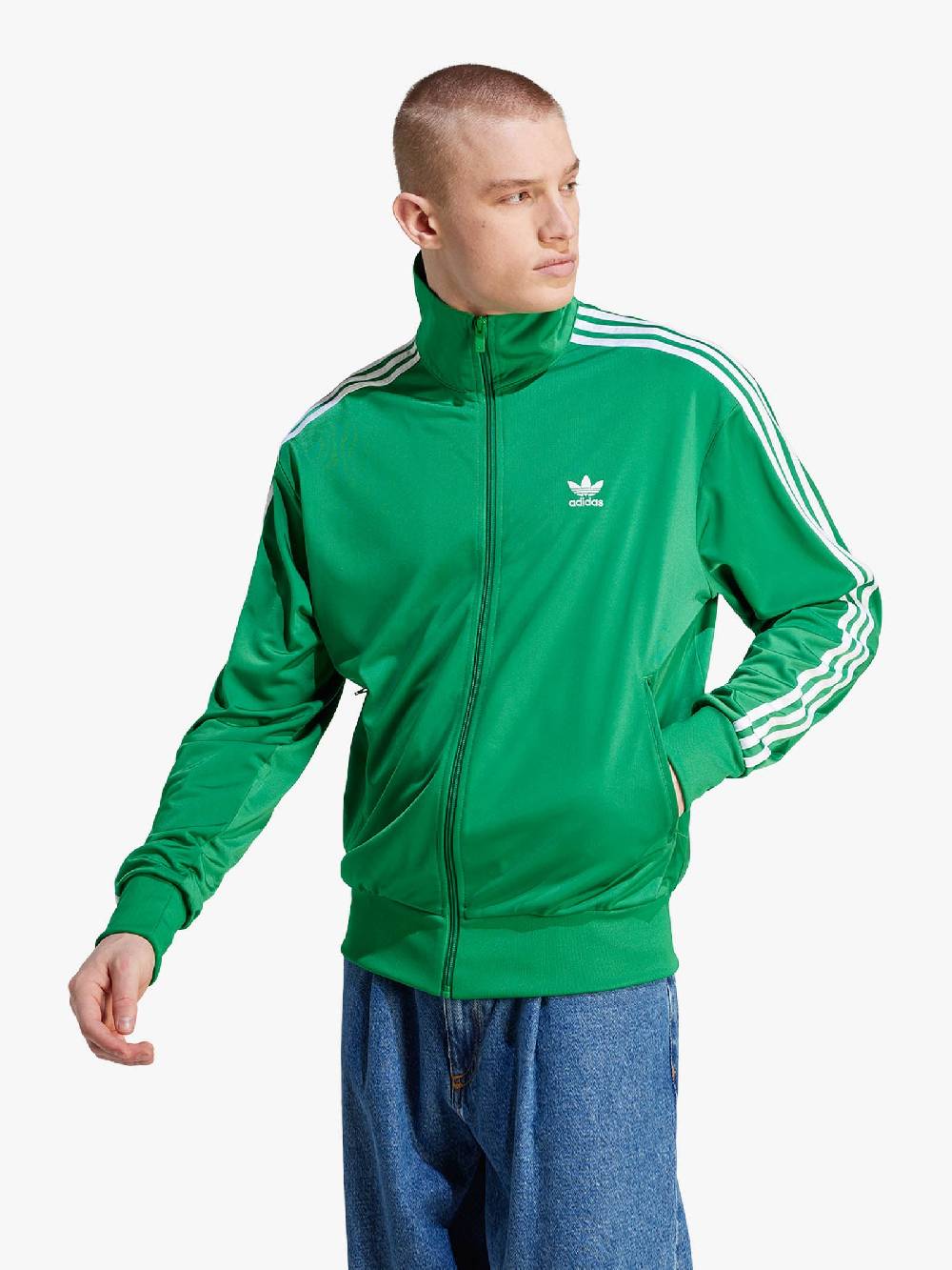 ADIDAS Felpa Girocollo Adicolor Classics Firebird IU0762 Uomo Verde