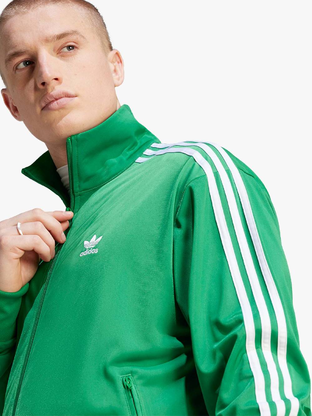 ADIDAS Felpa Girocollo Adicolor Classics Firebird IU0762 Uomo Verde