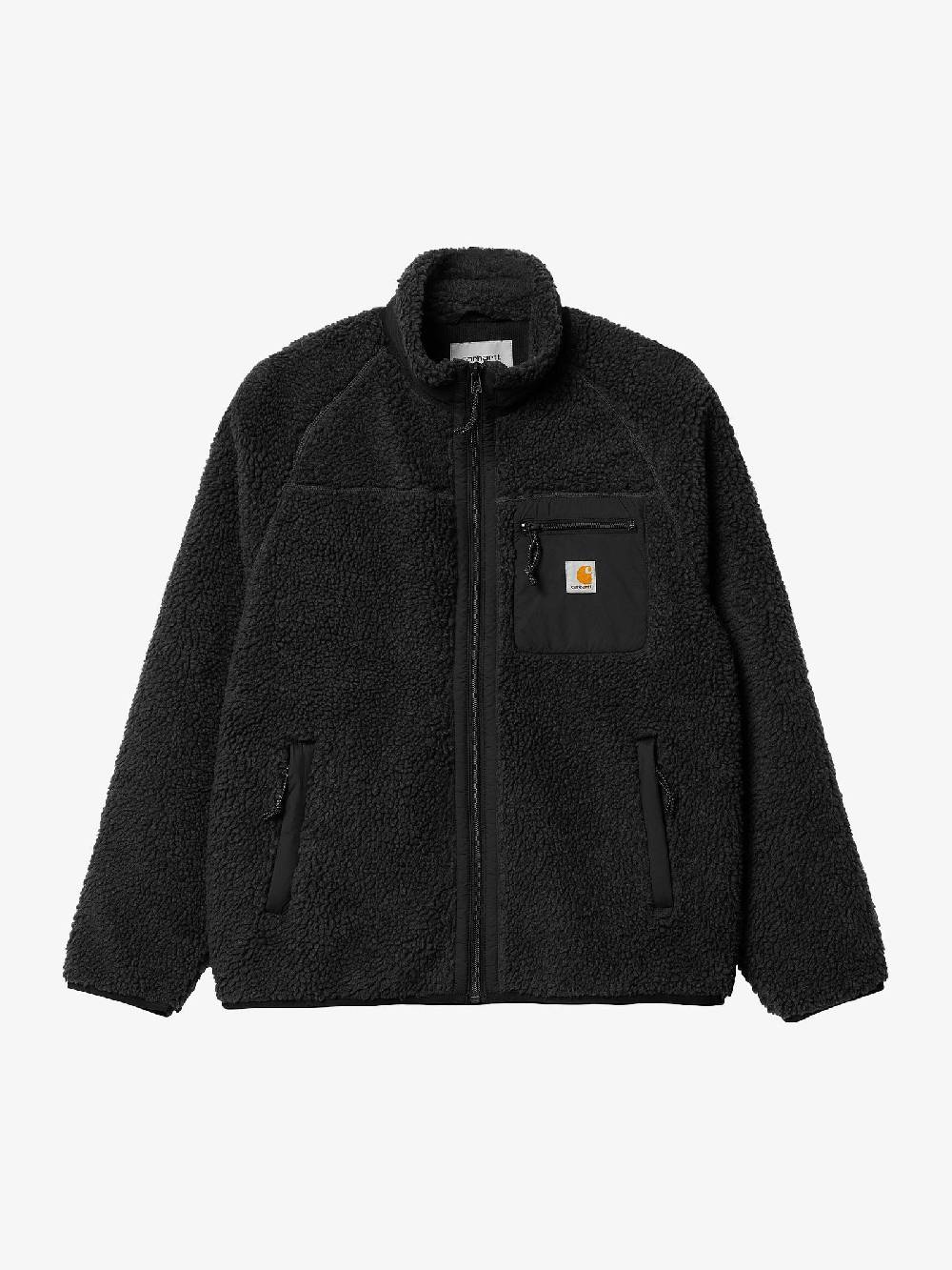 CARHARTT WIP Felpa girocollo I025120_00E_XX uomo abbottonatura frontale nera