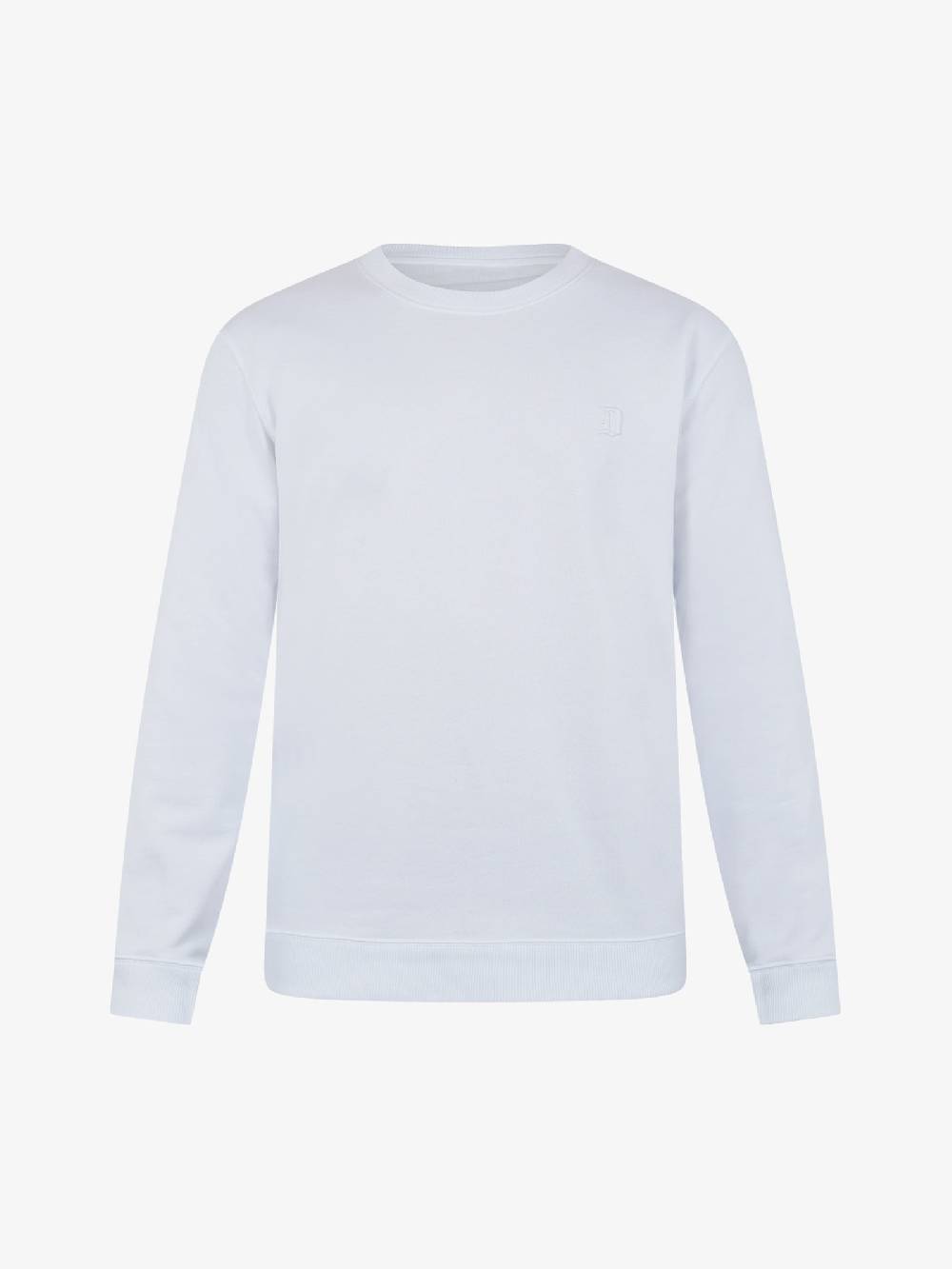 DONDUP Felpa Girocollo In Jersey Di Cotone UF641 KF0196U FS6 DU Uomo Bianco