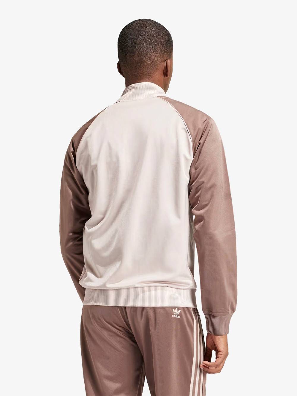 ADIDAS Felpa Girocollo SST Colorblock Uomo Bianco/beige