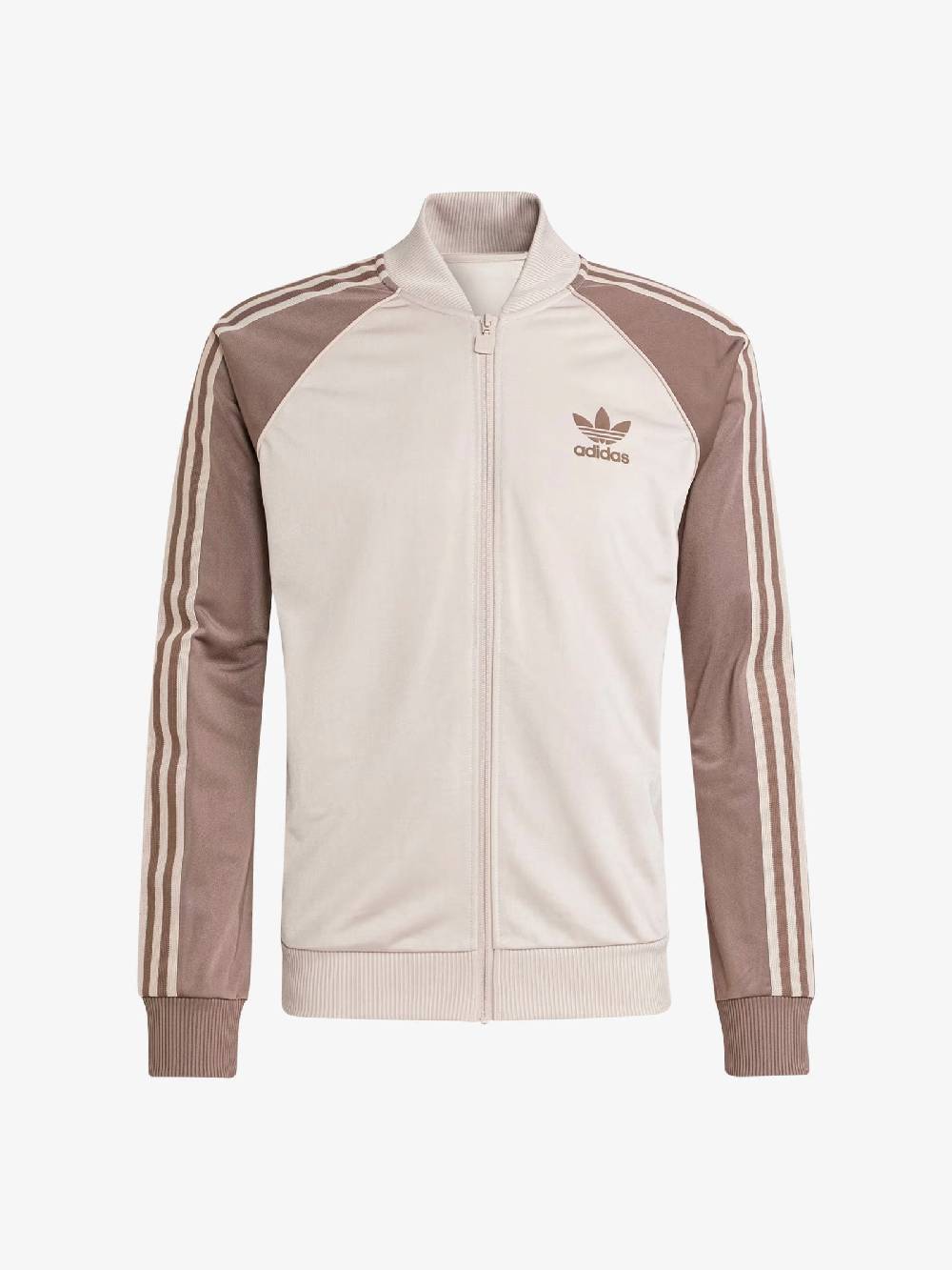 ADIDAS Felpa girocollo SST colorblock uomo bianco/beige