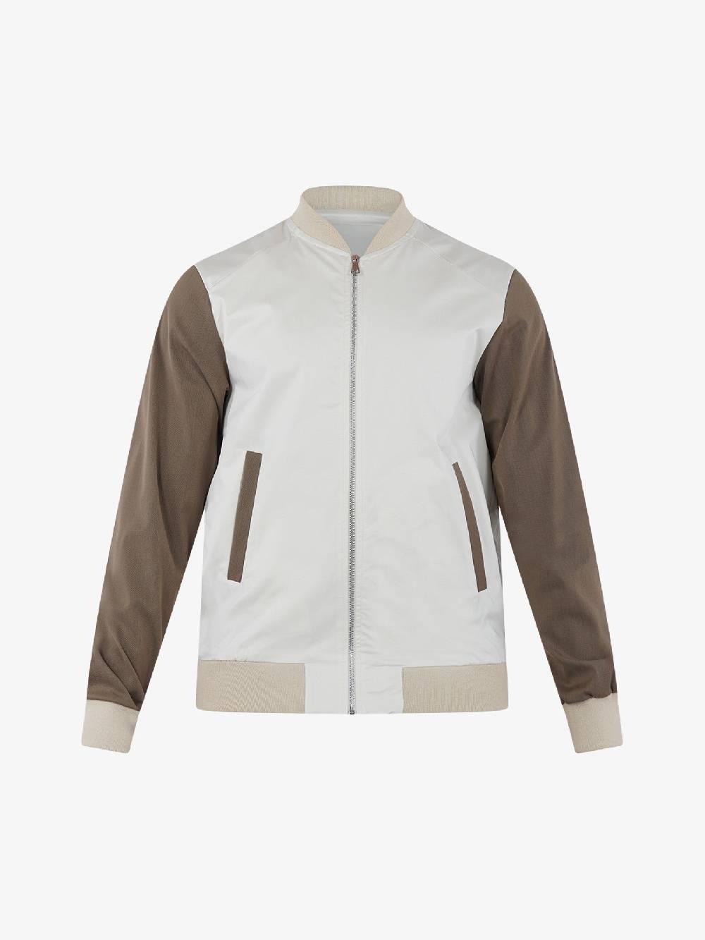 YES LONDON Felpa Girocollo XMF3910 Uomo Cotone Beige