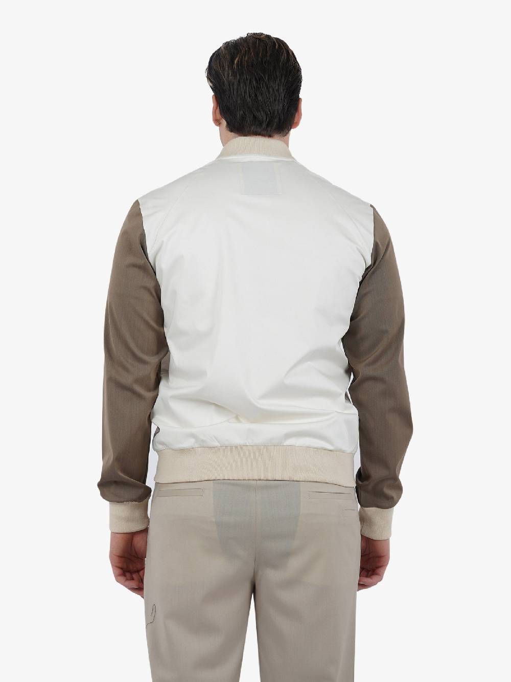 YES LONDON Felpa Girocollo XMF3910 Uomo Cotone Panna