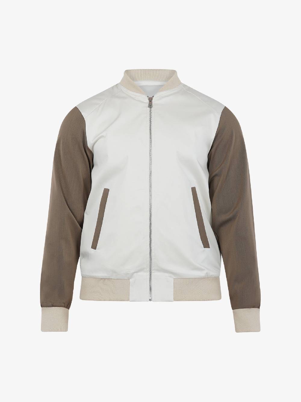 YES LONDON Felpa Girocollo XMF3910 Uomo Cotone Panna