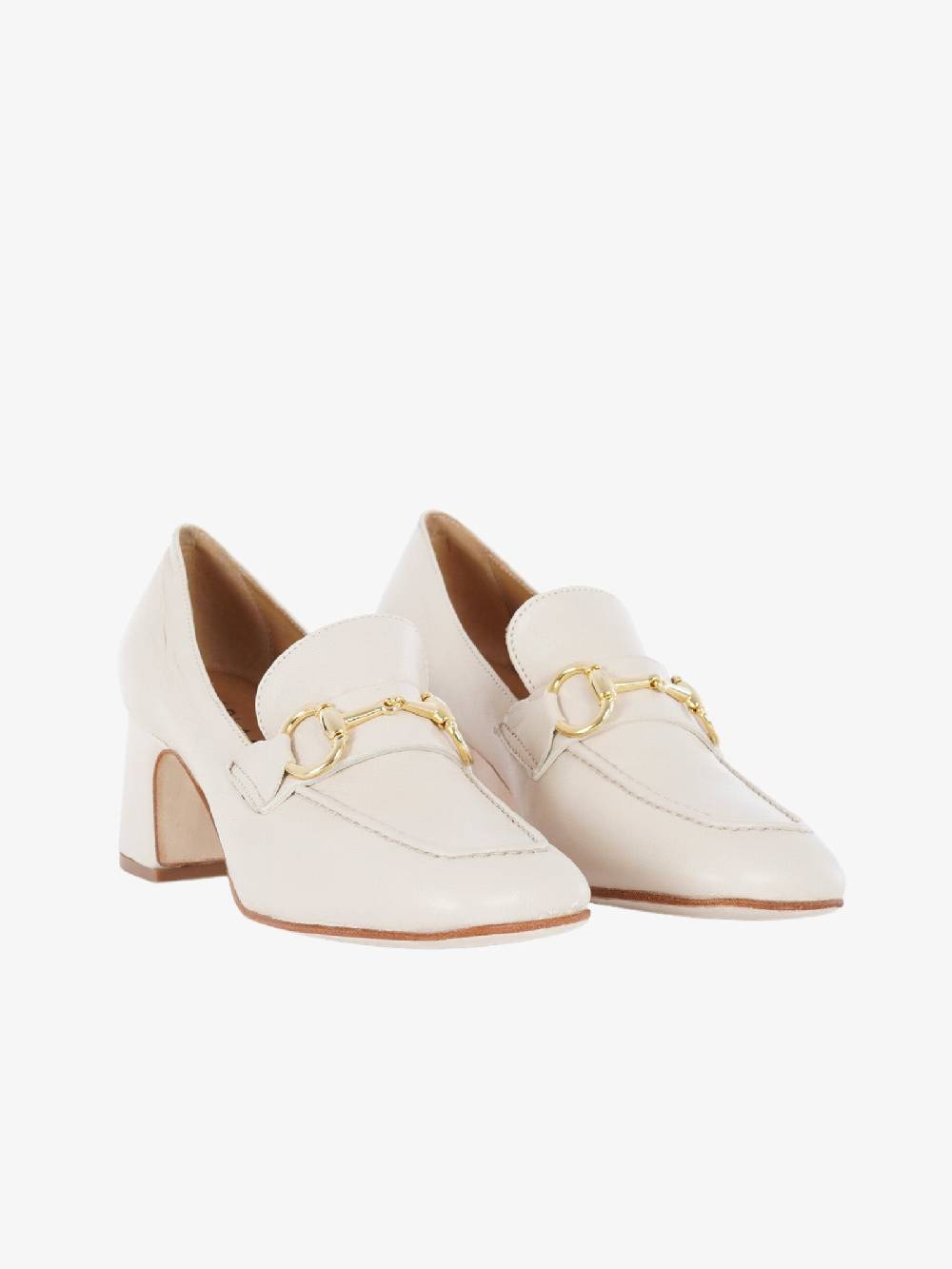 GARLANI Mocassini 252 Donna In Pelle Beige