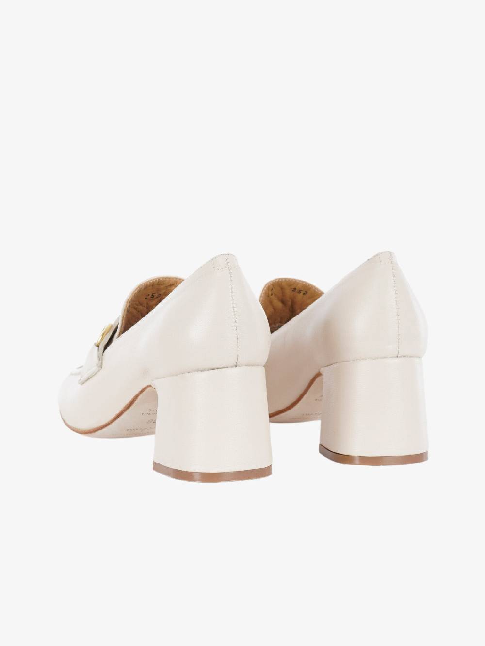 GARLANI Mocassini 252 Donna In Pelle Beige