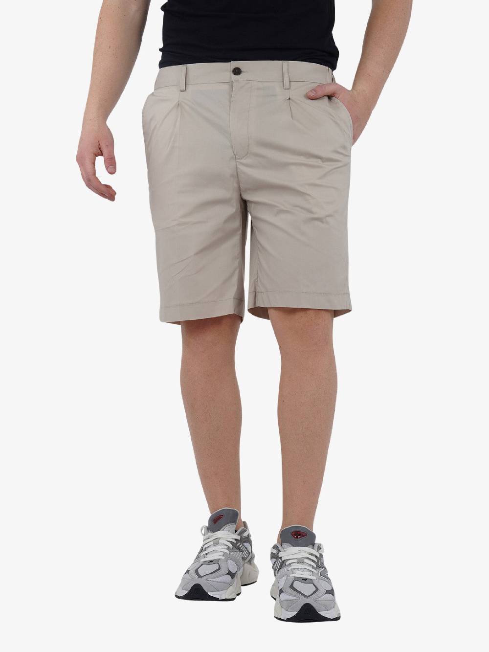 GAZZARRINI Bermuda PB505G Uomo Cotone Beige