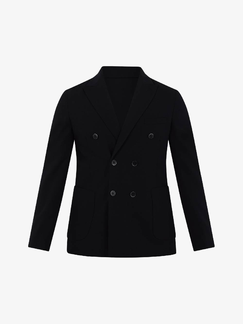 GAZZARRINI Giacca Doppiopetto GAE343G Uomo Nero