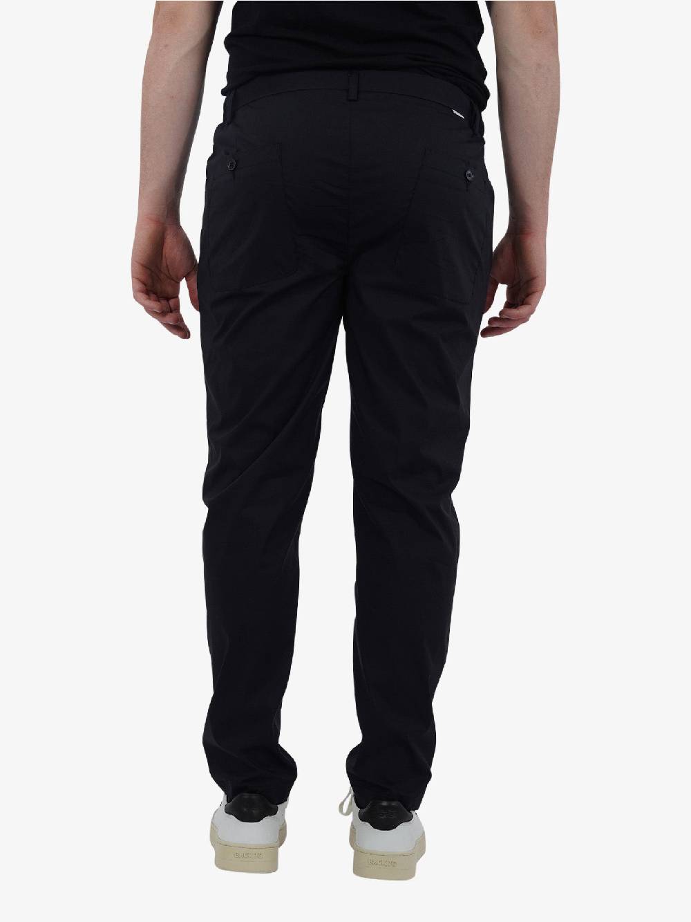 GAZZARRINI Pantalaccio PSE504G Uomo Cotone Nero