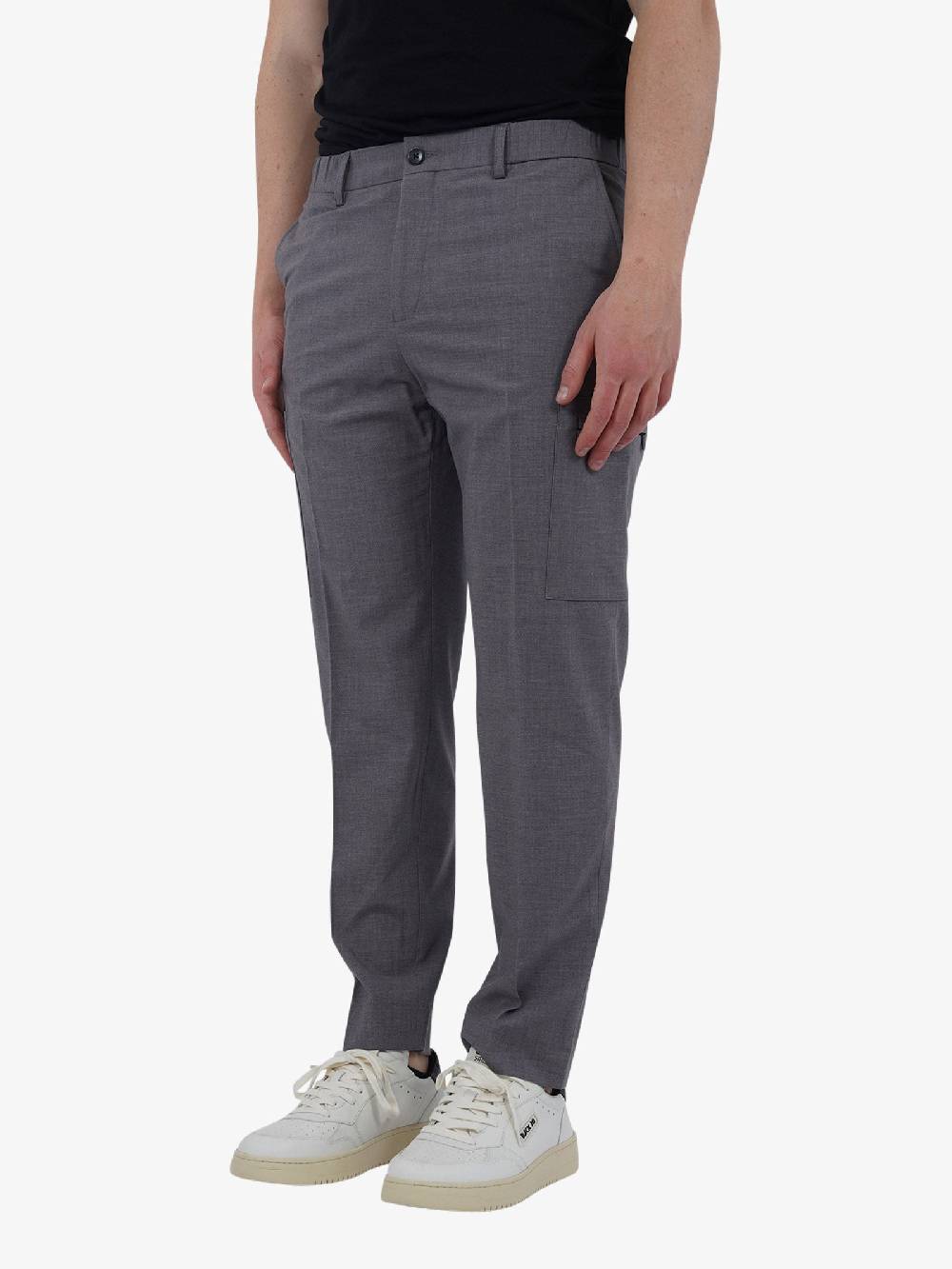 GAZZARRINI Pantalone Cargo PSE500G Uomo Grigio