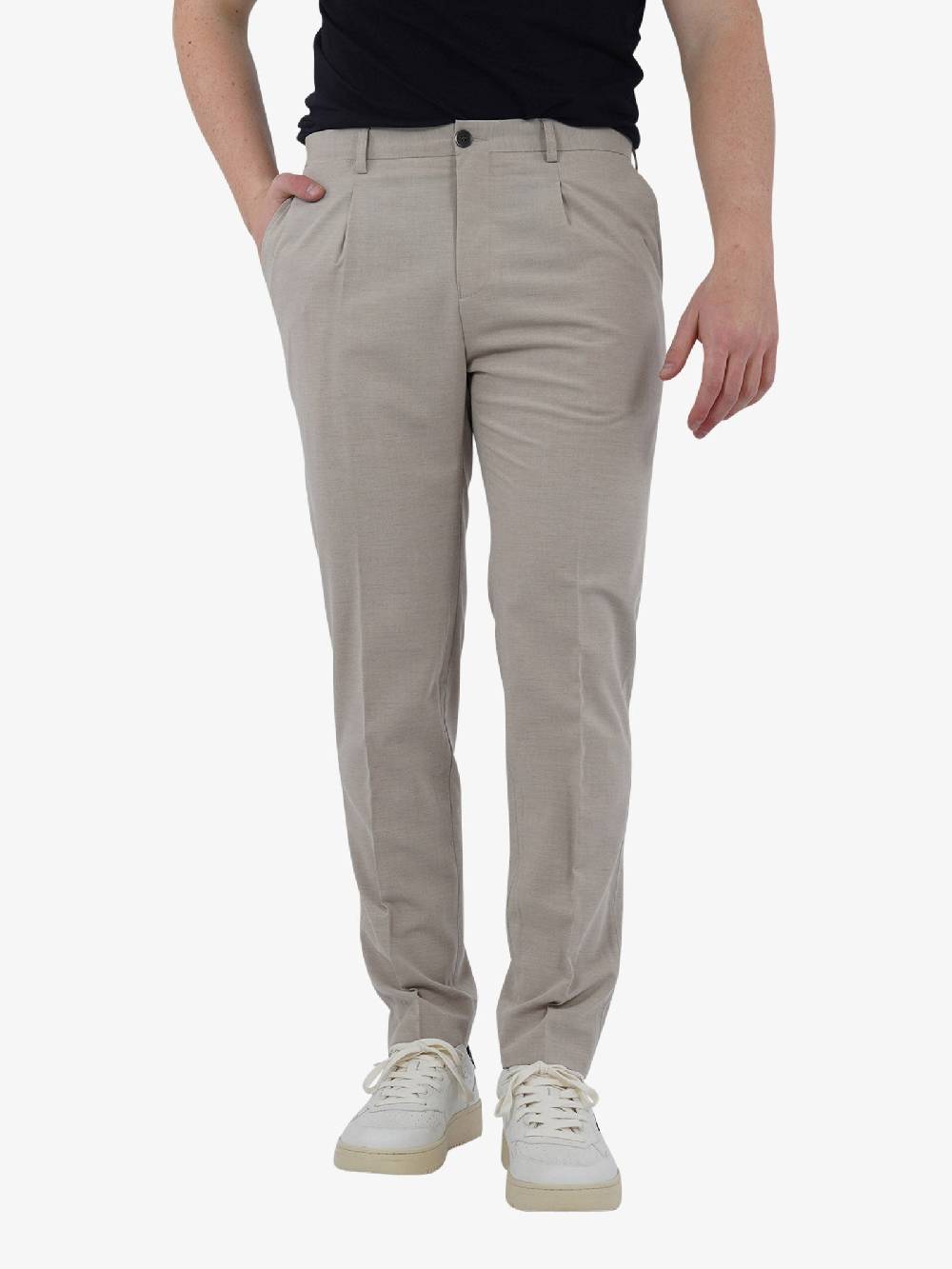 GAZZARRINI Pantalone PSE527G Uomo Beige