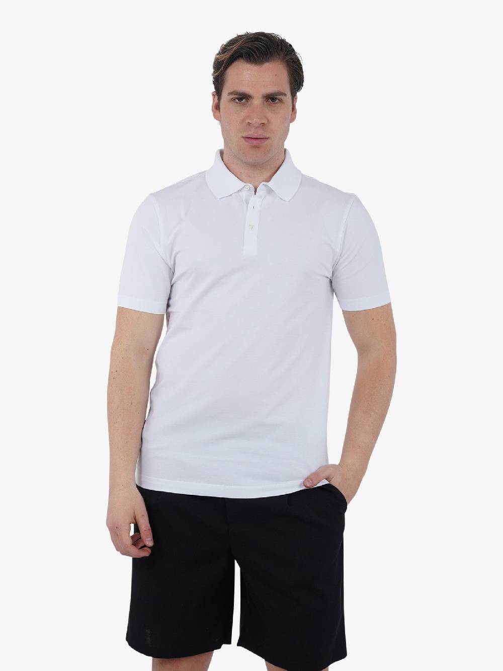GAZZARRINI Polo PE31GR Uomo Cotone Bianco