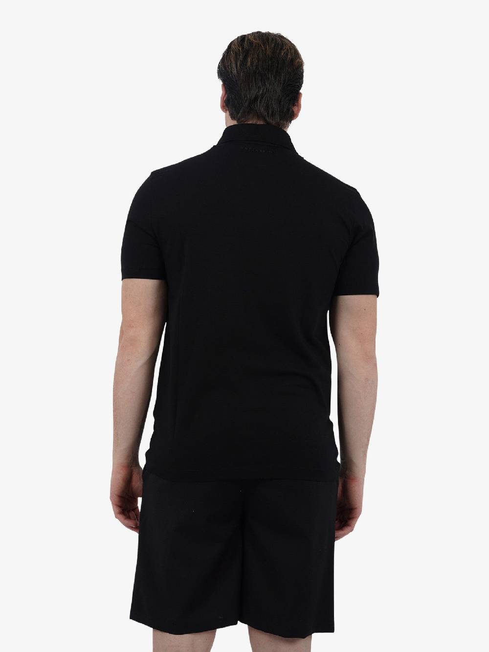 GAZZARRINI Polo PE31GR Uomo Cotone Nero