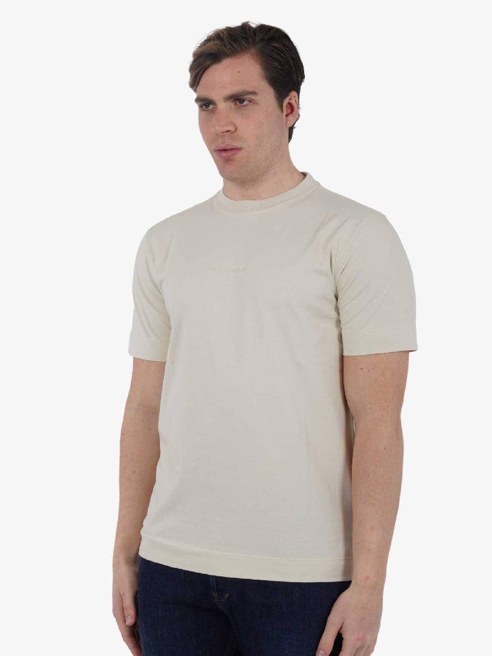 GAZZARRINI T-shirt M/M TE105G Uomo Cotone Grigio