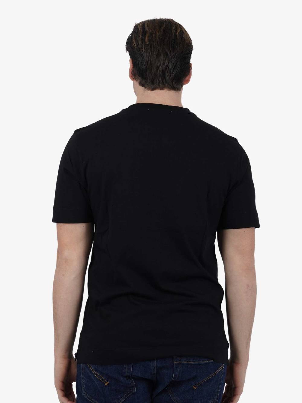 GAZZARRINI T-shirt M/M TE105G Uomo Cotone Nero