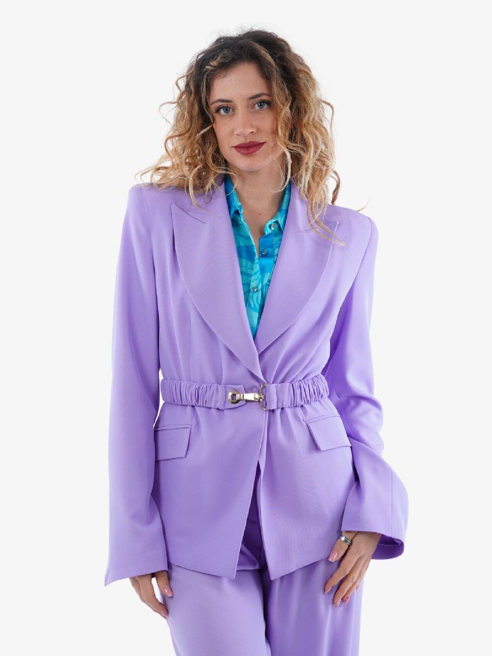 MONIQUE GARCONNE Giacca Donna In Tessuto Tecnico Lilla