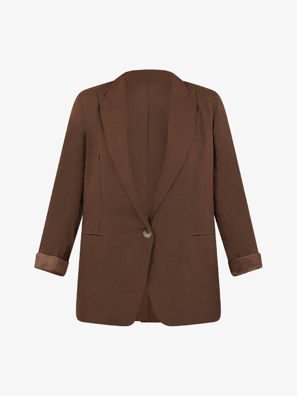 VICOLO Giacca Monopetto TB1561 Donna Viscosa Marrone