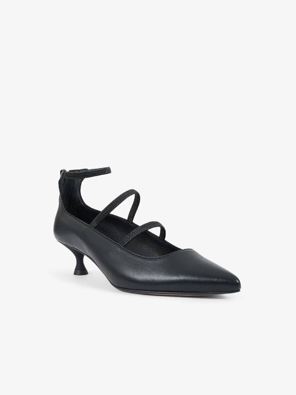 GISEL MOIRE Ballerine MARTINA Donna Pelle Nero