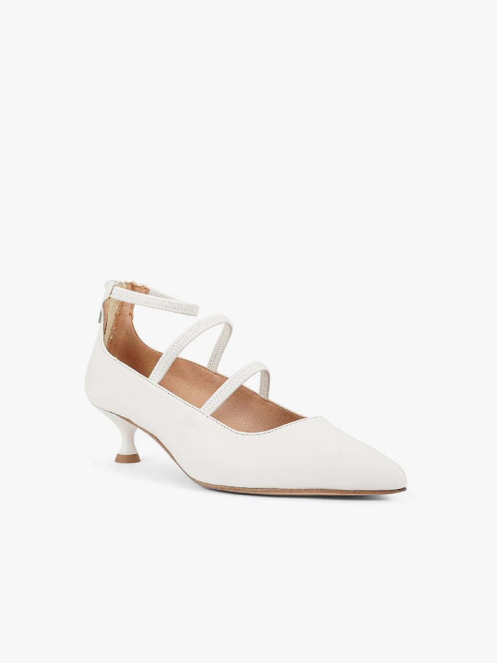 GISEL MOIRE Ballerine MARTINA Donna Pelle Panna