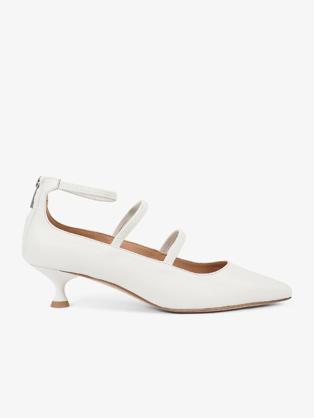 GISEL MOIRE Ballerine MARTINA donna pelle panna