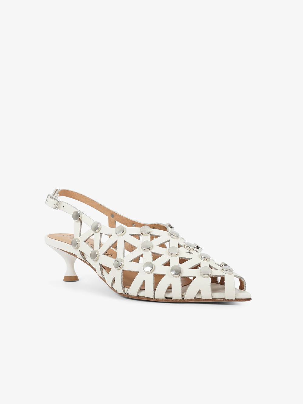 GISEL MOIRE Chanel MARTE Donna Pelle Panna