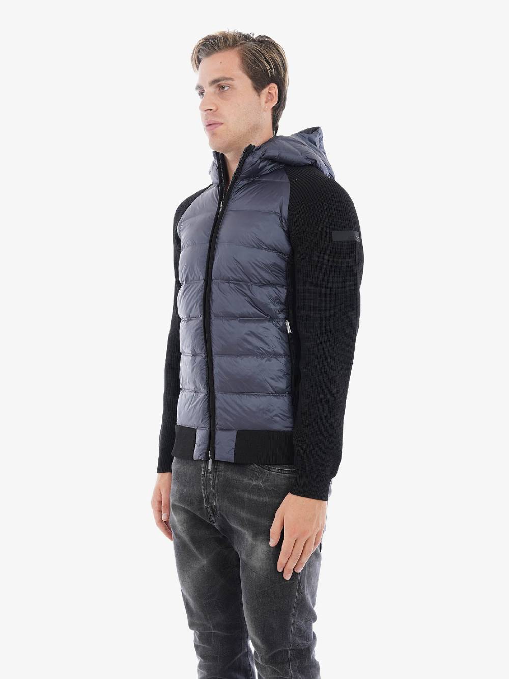 RRD ROBERTORICCIDESIGNS Giubbotto Amos Perla Duck Zip Uomo Grigio