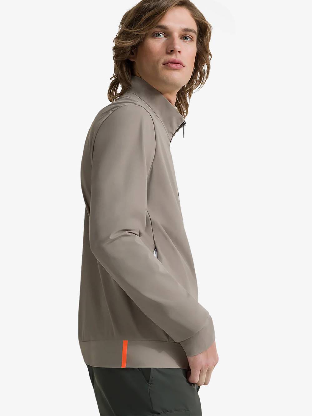 RRD ROBERTORICCIDESIGNS Giubbotto In Pile Estivo 24151 Uomo Con Zip Tortora