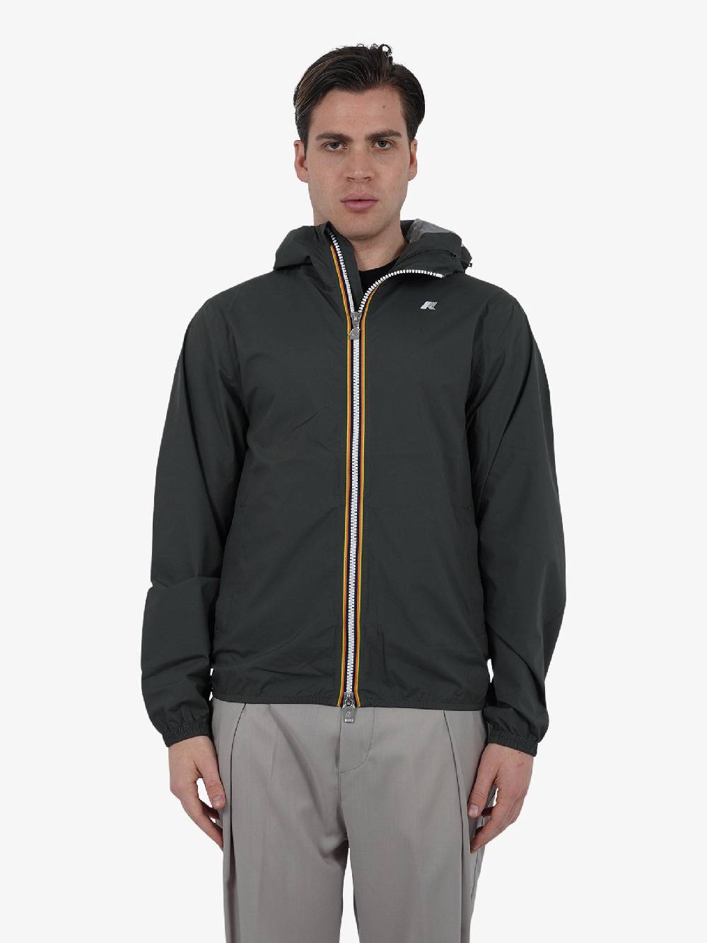K-WAY Giubbotto JACK ECO STRETCH DOT K5127QW Uomo Verde