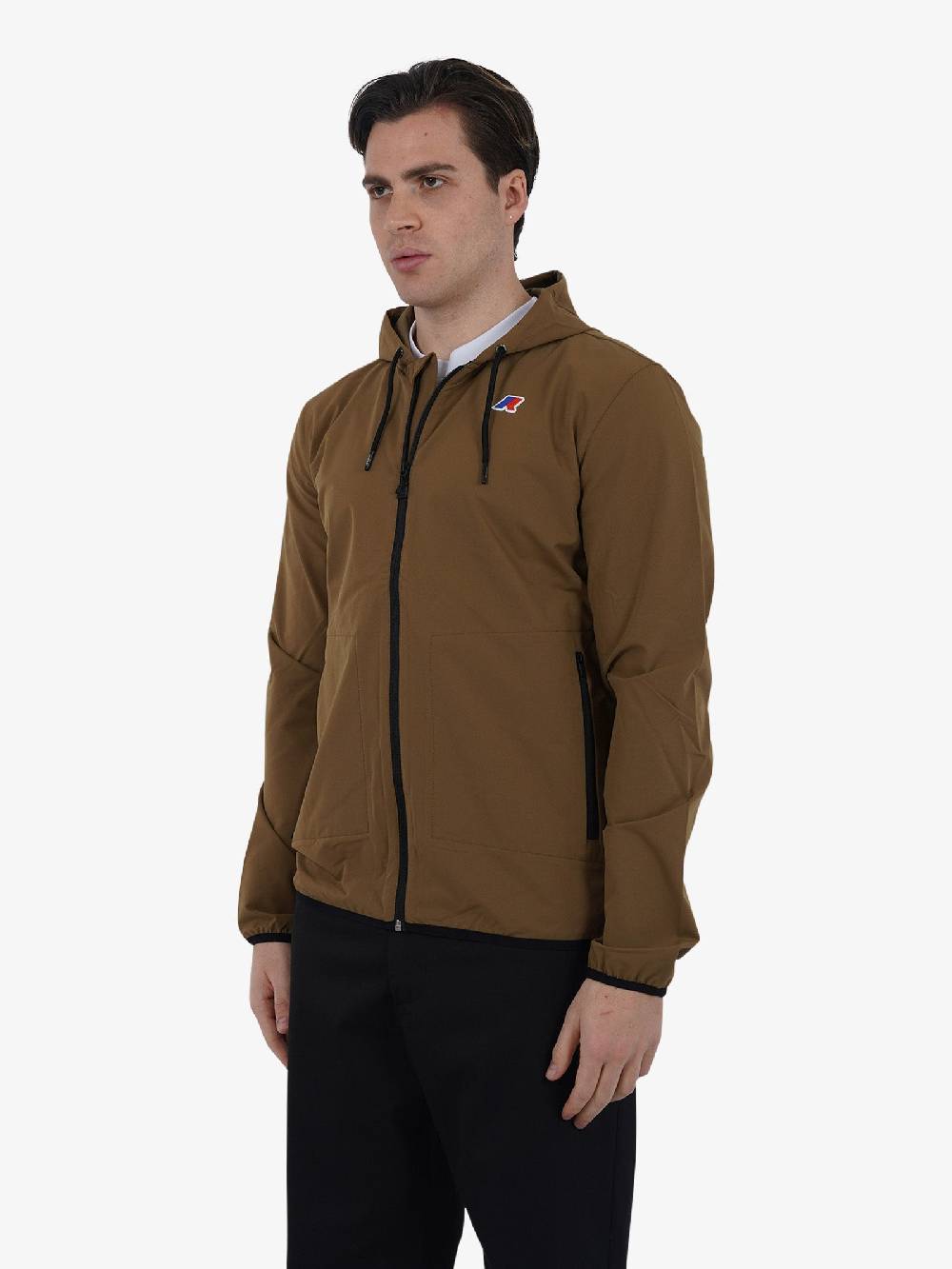 K-WAY Giubbotto JOURDAIN TRAVEL K2122YW Uomo Marrone