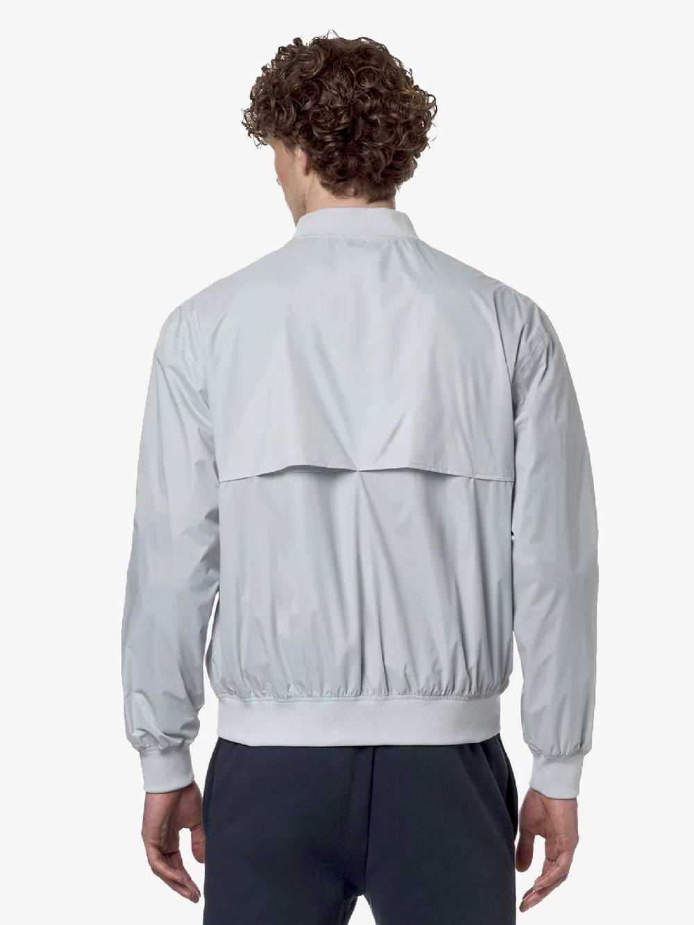 K-WAY Giubbotto Le Vrai 3.0 Amauren K3116UW Uomo In Nylon Grigio