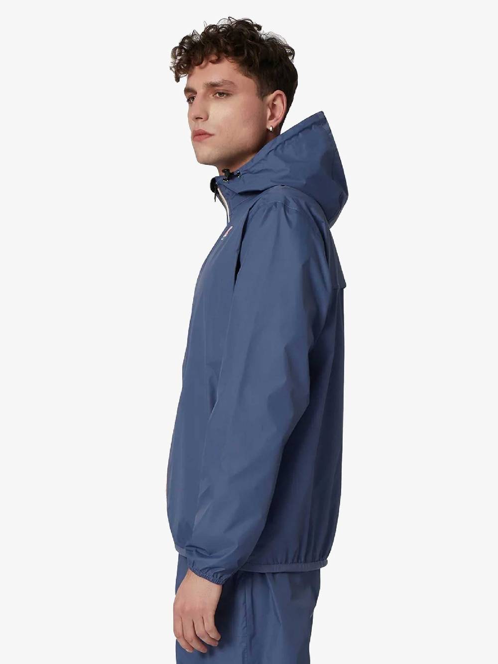 K-WAY Giubbotto Le Vrai 3.0 Claude Uomo In Nylon Blu Indigo