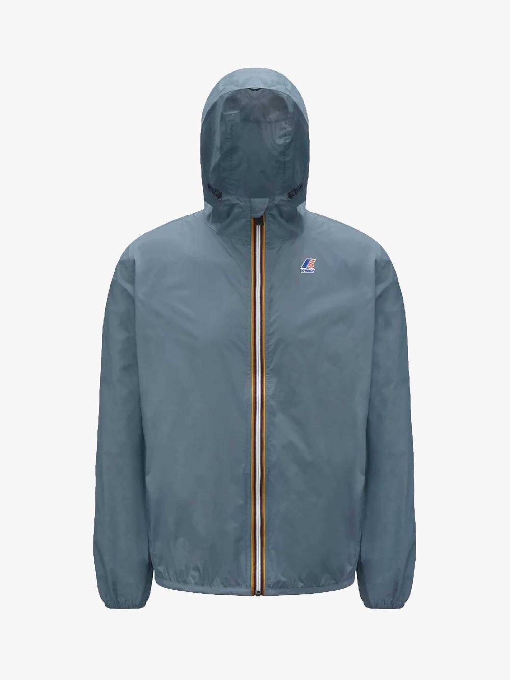 K-WAY Giubbotto Le Vrai 3.0 Claude uomo in nylon grigio everest