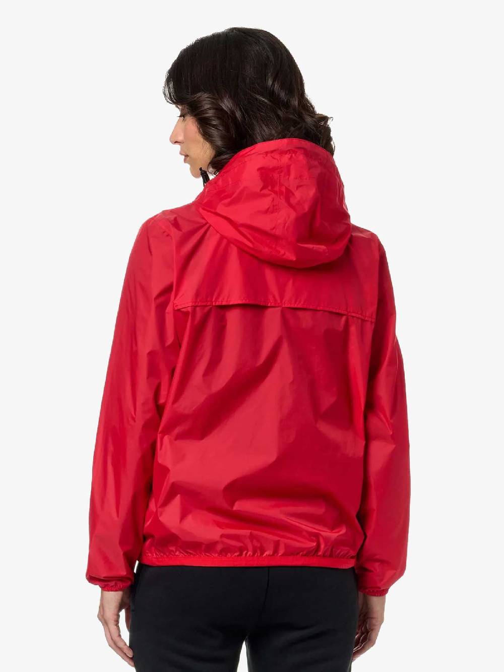 K-WAY Giubbotto Le Vrai 3.0 Claude Uomo In Nylon Rosso Papavero