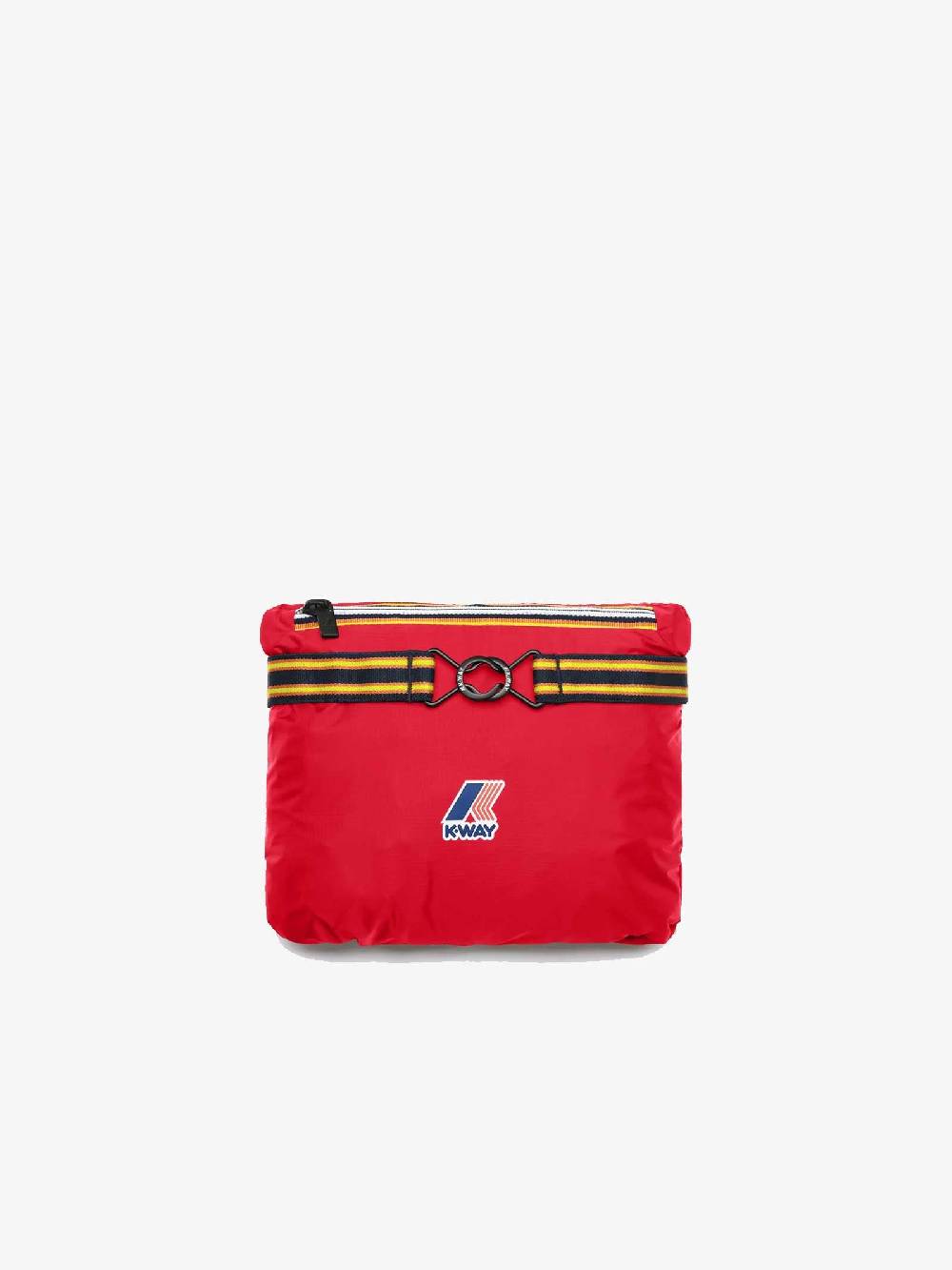 K-WAY Giubbotto Le Vrai 3.0 Claude Uomo In Nylon Rosso Papavero