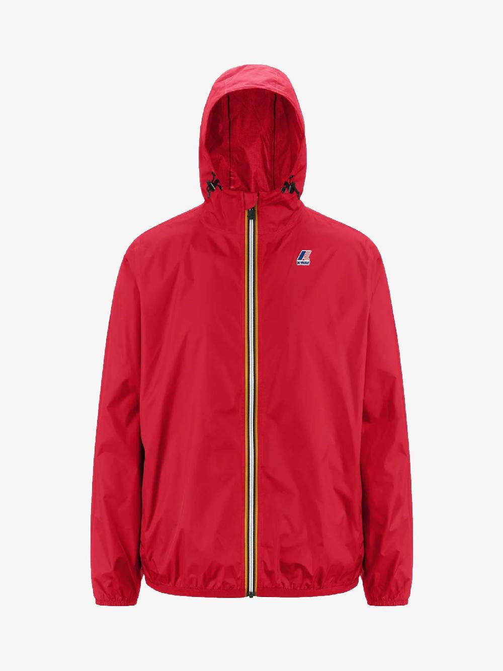 K-WAY Giubbotto Le Vrai 3.0 Claude uomo in nylon rosso papavero